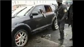 Russian special forces attack wrong Porsche Cayenne video