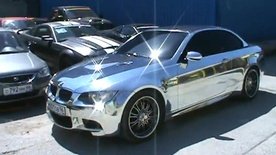 BMW E93 M3 Convertible fully chromed