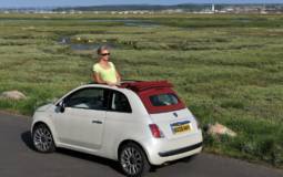 Fiat 500C convertible in UK