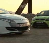 Renault Sport Megane 250 vs Ford Focus RS video