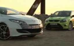 Renault Sport Megane 250 vs Ford Focus RS video