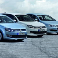 Volkswagen Polo Golf and Passat BlueMotion