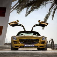 Mercedes SLS AMG Desert Gold and G 55 AMG Edition 79