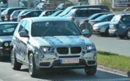 2011 BMW X3 F25 spy video