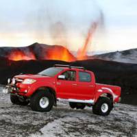 Top Gear drives Toyota Hilux near Active Volcano