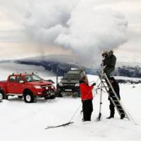 Top Gear drives Toyota Hilux near Active Volcano