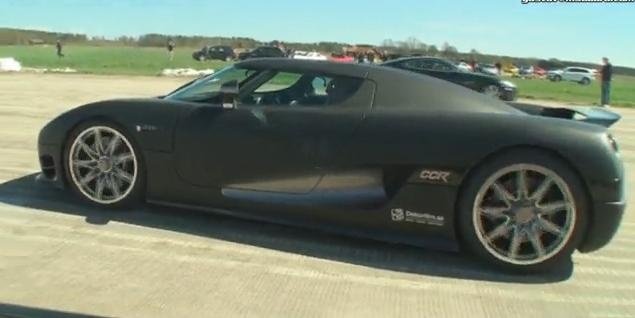 Video: Switzer Nissan GTR vs Koenigsegg CCR