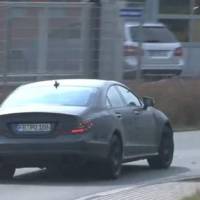 Video: 2011 Mercedes CLS AMG spied