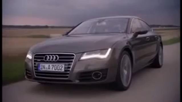 Video: Audi A7 driving scenes