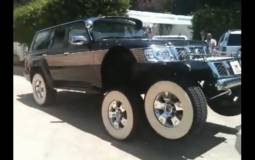 Video: Nissan Patrol six-wheeler