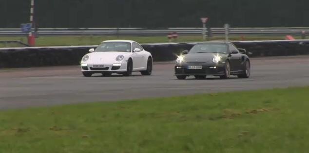 Porsche 911 GT2 RS vs Porsche Carrera video