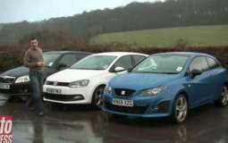 Video: VW Polo GTI vs Skoda Fabia vRS vs Seat Ibiza Cupra