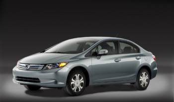 2012 Honda Civic Hybrid and HF