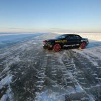 Bentley Supersports Convertible World Speed Record on Ice