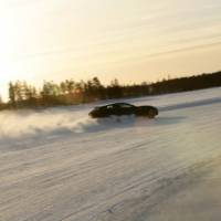 Ferrari FF in the snow