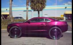 Video: Chevy Camaro on 30 inch wheels