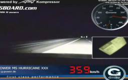 Video: G Power Hurricane RS BMW M5 Touring hits 359 kmph