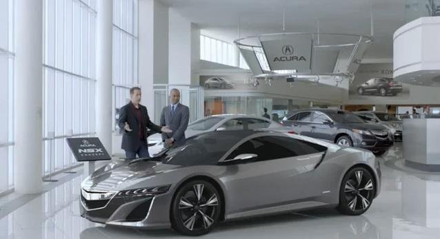 Acura NSX Super Bowl Ad Featuring Jerry Seinfeld and Jay Leno