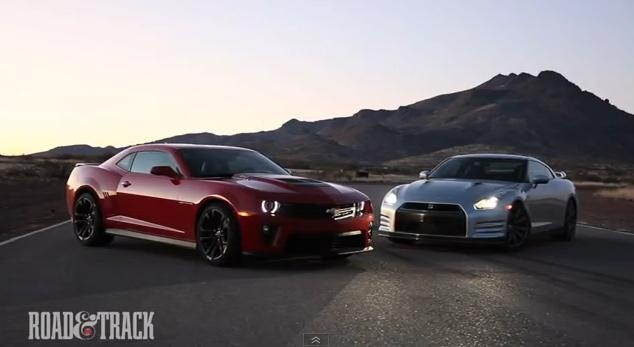 Chevrolet Camaro ZL1 vs Nissan GT-R