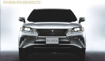 2013 Lexus RX Facelift Leaked