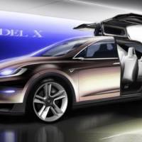 Tesla Model X Crossover Revealed