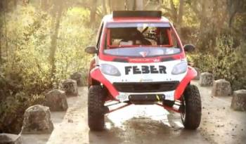 Video: Smart ForTwo modified for the 2013 Dakar Rally