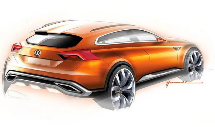 Volkswagen CrossBlue Coupe Concept will debut in Shanghai