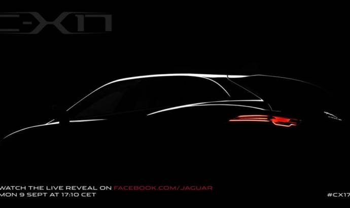 Jaguar C-X17 SUV teased ahead of IAA Frankfurt reveal