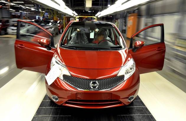 Nissan Note enters production in Sunderland plant