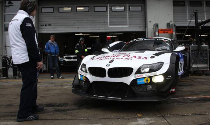 BMW Z4 GT3, first car to use laser lights on race track