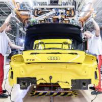 Audi TT Roadster entered production in Gyor factory