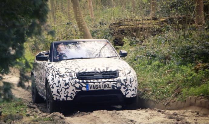 Range Rover Evoque Convertible teased again