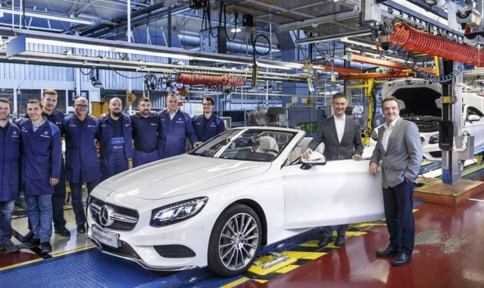 Mercedes-Benz kicks off S-Class Cabriolet production