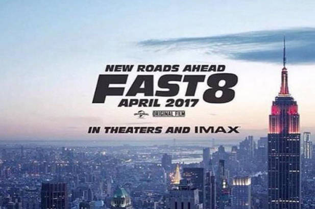 Vin Diesel and the first Fast and Furious 8 poster