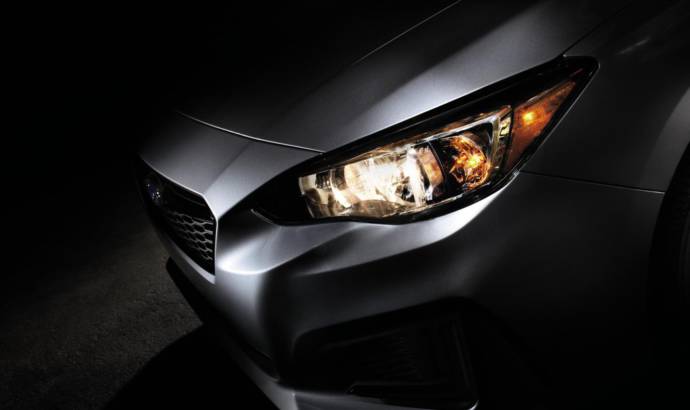 2017 Subaru Impreza teased ahead of New York debut