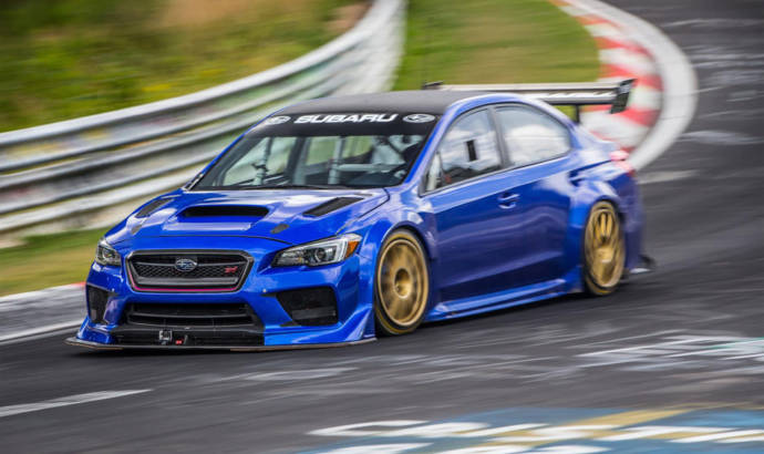 Subaru WRX STI Type RA NBR Special sets Nurburgring record