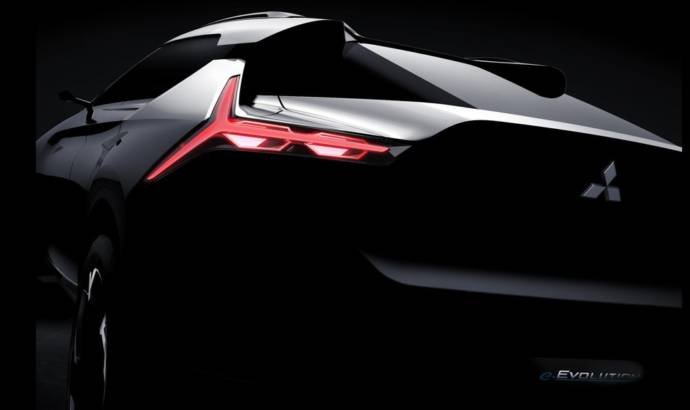 Mitsubishi e-Evolution Concept - First teaser picture with the upcoming flagship