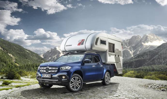 Mercedes-Benz X-Class transformed in two campers