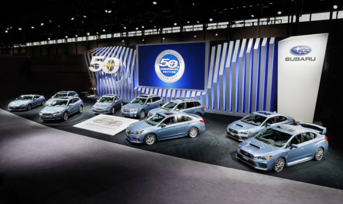 Subaru launches 50th Anniversary models in US