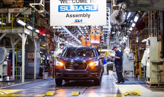 Subaru Ascent production started in Indiana