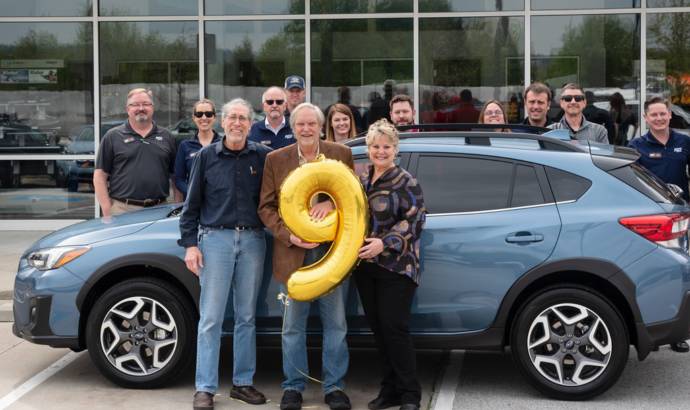 Subaru sold its 9 millionth car in US