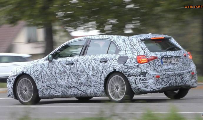 Silent Mercedes-Benz A-Class spied - it could be the next EQA hatchback