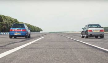 That 90s again: BMW E30 M3 face to face with Audi RS2