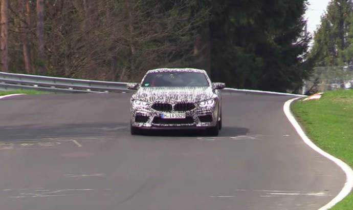 BMW M8 was spied during some testing around the Nurburgring