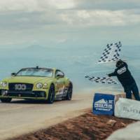 Bentley Continental GT sets a record on Pikes Peak